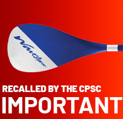 Agit Global Paddles Sold with Stand-up Paddleboards Recalled